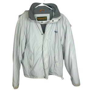 Timberland White Winter Jacket, Size Medium, Mens